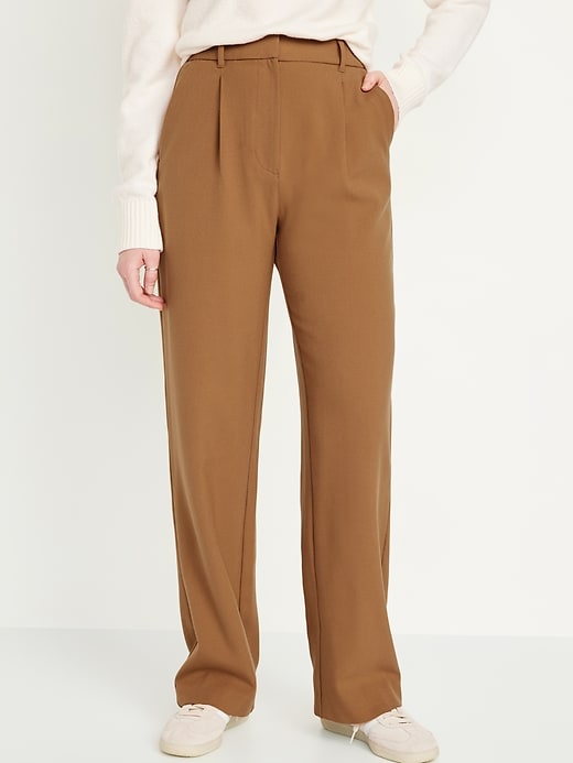 Moss Tailored Twill Suit Trousers, Navy at John Lewis & Partners