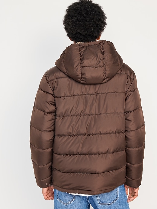 Image number 2 showing, Hooded Quilted Puffer Jacket