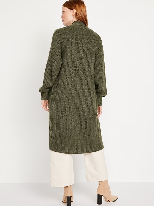 Image number 2 showing, Cozy Long-Line Cardigan Sweater