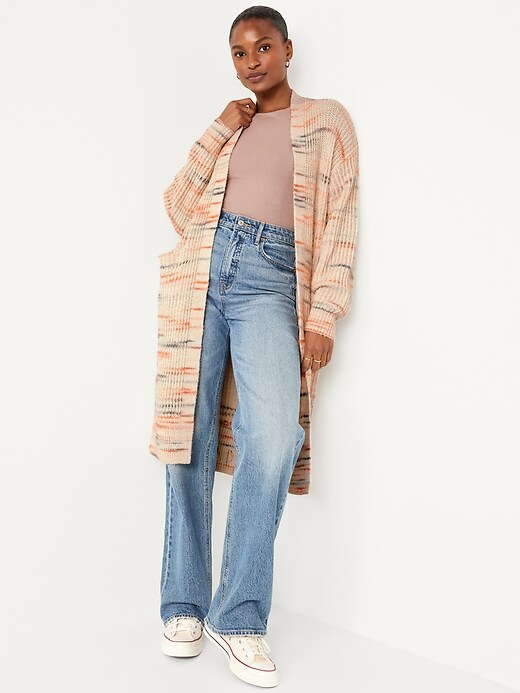 カーディガン CLANE VNECK BACK LONG KNIT CARDIGAN Cozy Long-Line Cardigan Sweater | Old Navy