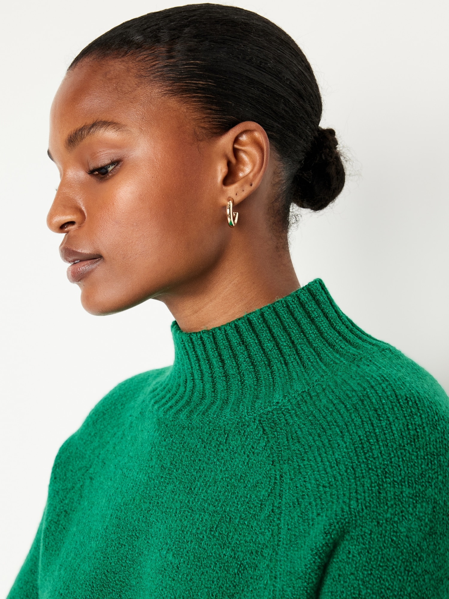 Mock-Neck Cropped Sweater for Women | Old Navy
