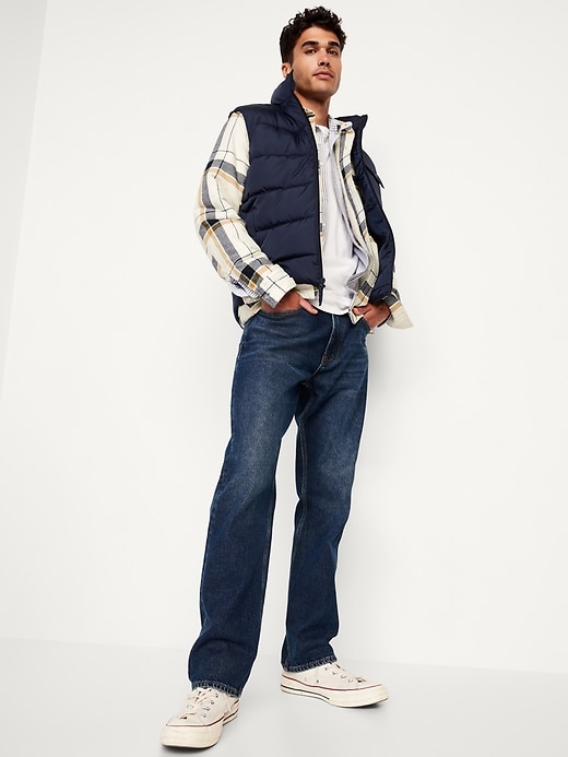 Image number 3 showing, Sherpa-Lined Flannel Shacket
