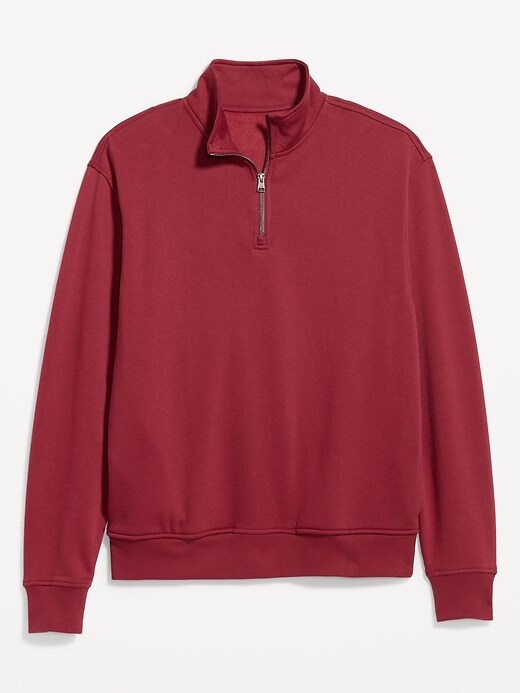 Oversized Quarter Zip Mock-Neck Sweatshirt | Old Navy