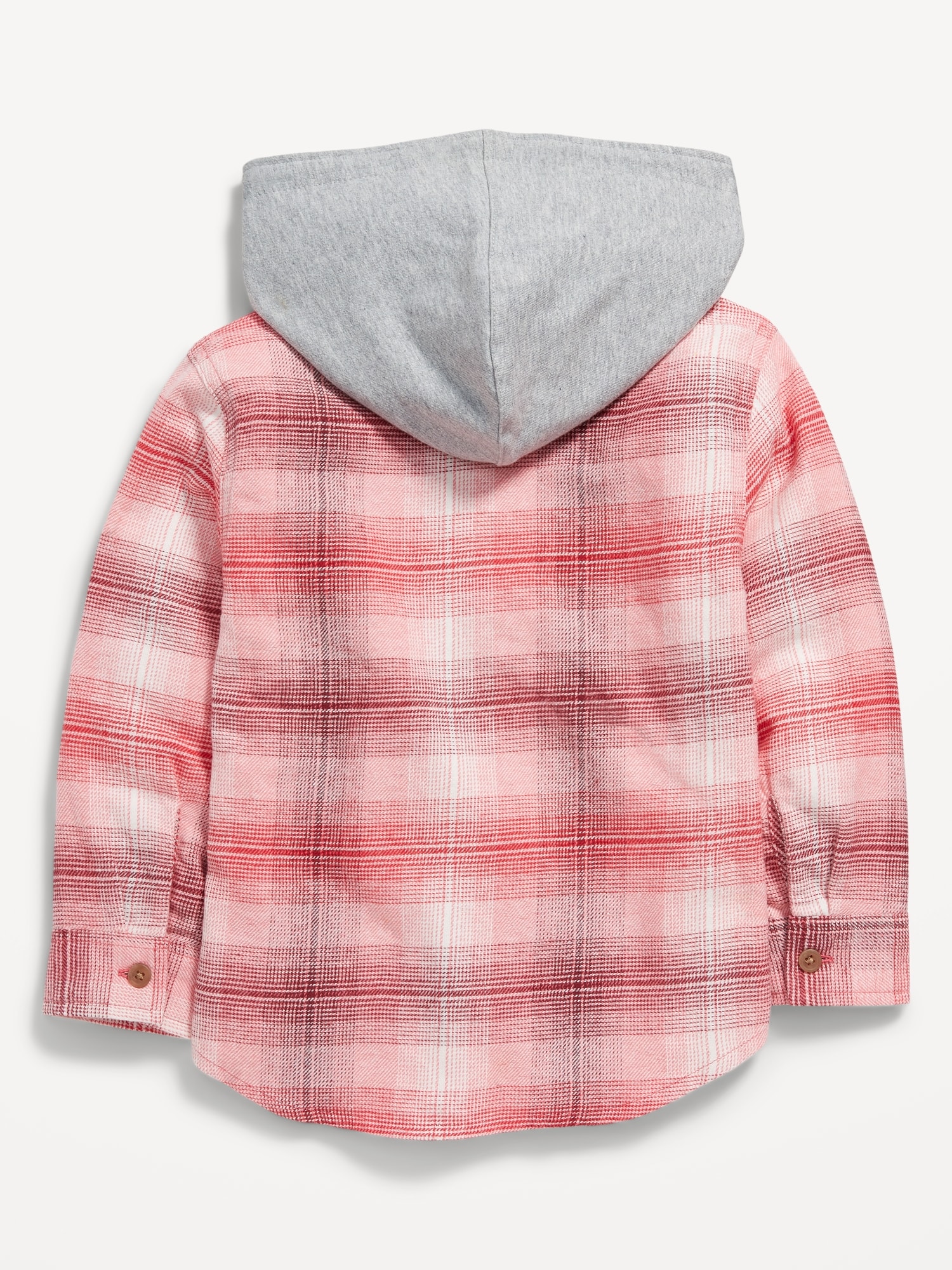 Unisex Hooded Flannel Pocket Shirt for Toddler Old Navy