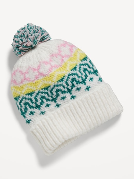View large product image 2 of 2. Fair Isle Beanie for Women