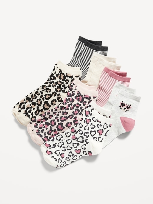 View large product image 1 of 1. Quarter-Crew Socks 7-Pack for Girls