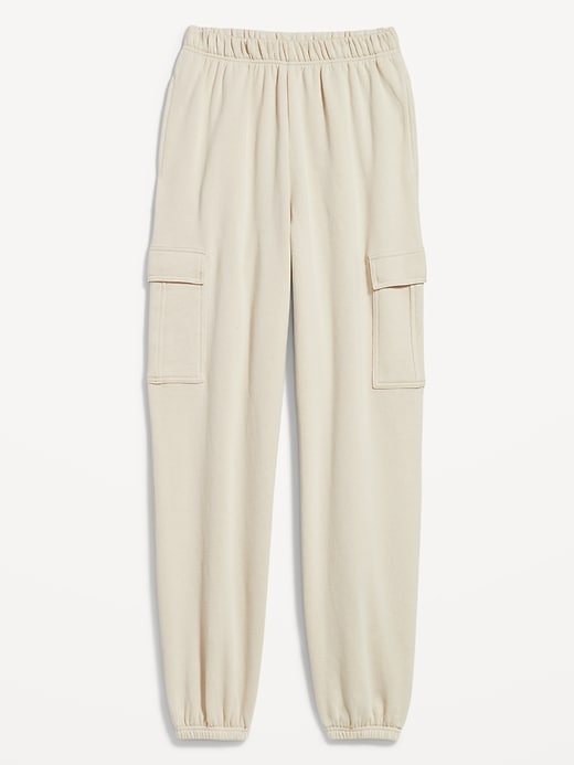 Image number 4 showing, High-Waisted Cargo Sweatpants
