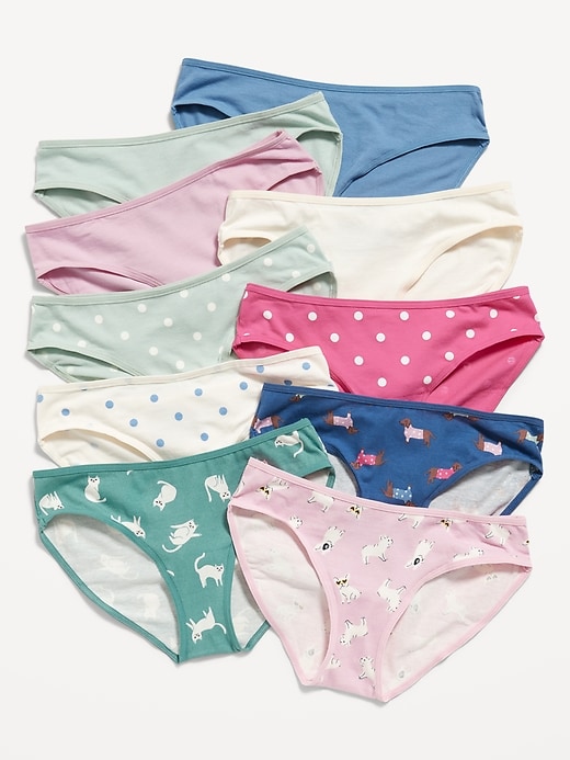 View large product image 1 of 1. Bikini Underwear 10-Pack for Girls