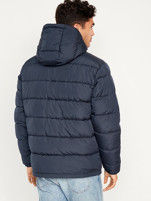 Image number 4 showing, Hooded Quilted Puffer Jacket