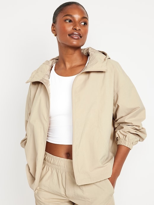 Image number 1 showing, Nylon Performance Zip Jacket