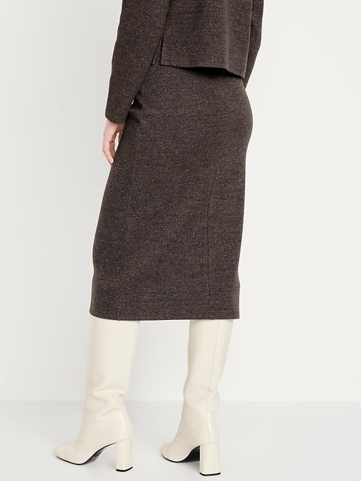 Image number 2 showing, Rib-Knit Midi Skirt