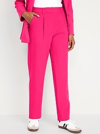 Extra High-Waisted Taylor Trouser Straight Pants