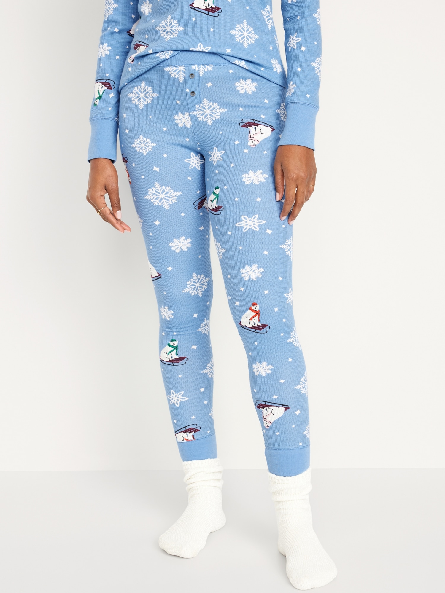 ASOS Asos Design Curve Exclusive Animal Print Tee & legging Pyjama Set in  Blue | Lyst UK