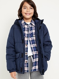 Frost-Free Zip-Front Puffer Jacket for Boys | Old Navy