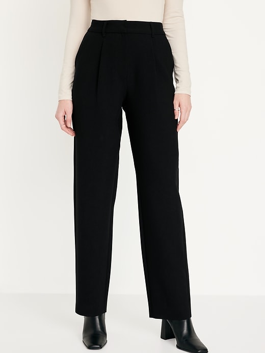 Image number 1 showing, Extra High-Waisted Taylor Trouser Straight Pants