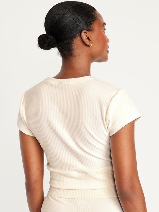 Image number 2 showing, Ultra-Crop Velour Performance Top