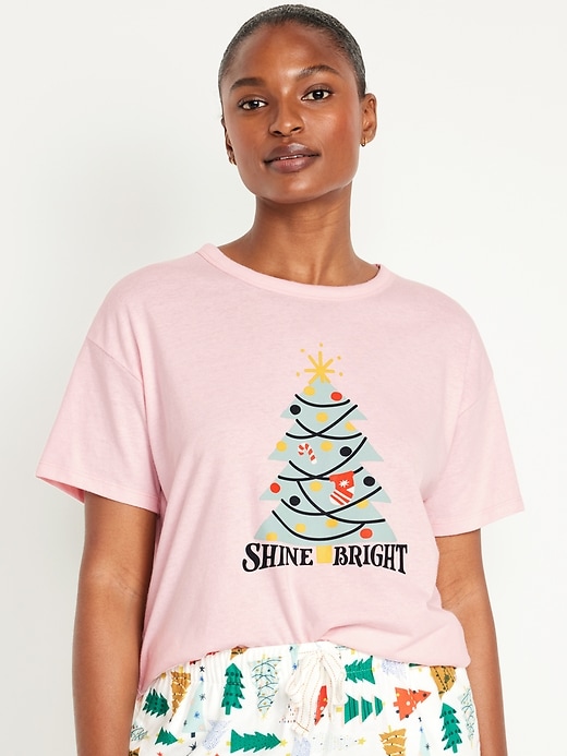 Matching Holiday-Graphic T-Shirt for Women | Old Navy