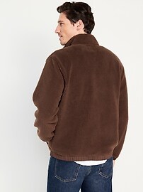 Oversized Sherpa Zip Jacket | Old Navy