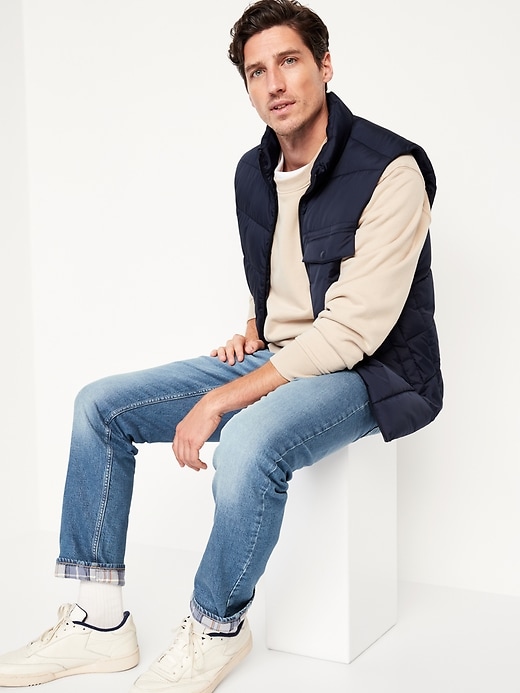 Image number 6 showing, Straight Flannel-Lined Built-In Flex Jeans