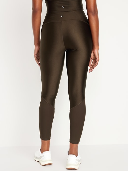 Image number 2 showing, High-Waisted PowerSoft 7/8 Shine Leggings