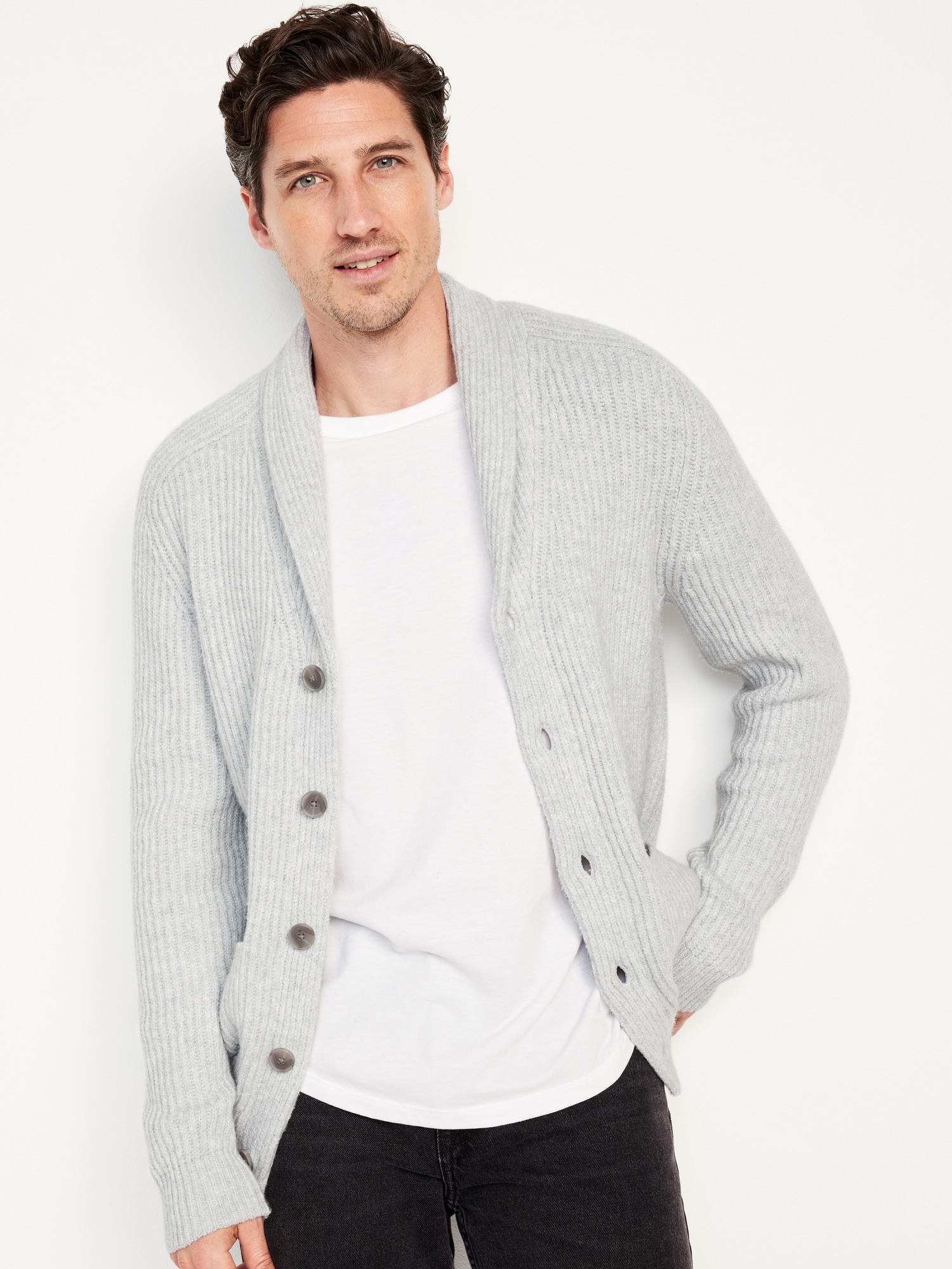 SoSoft Shawl-Collar Cardigan Sweater for Men | Old Navy