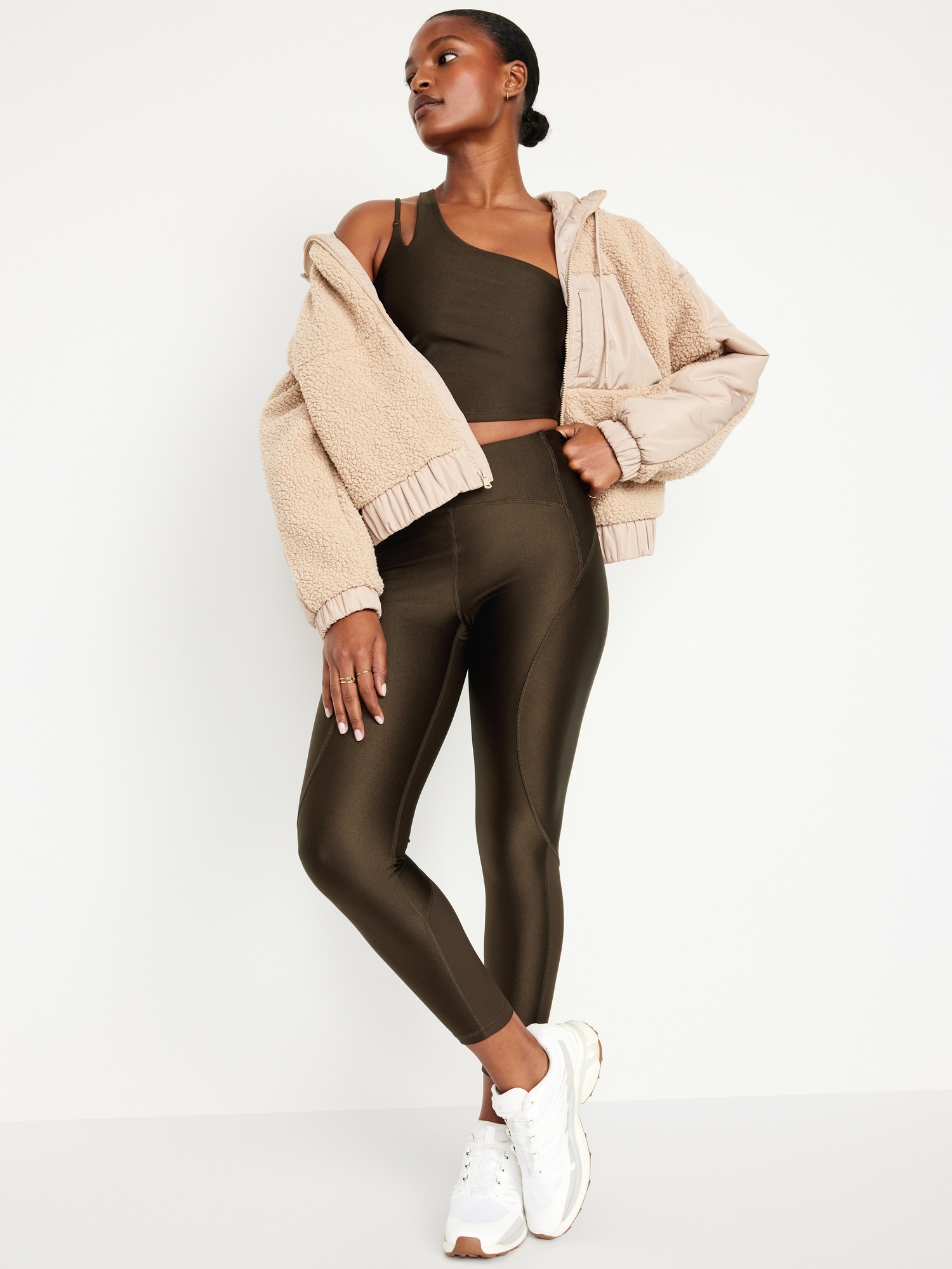 Old Navy High-Waisted PowerSoft Leggings - ShopStyle