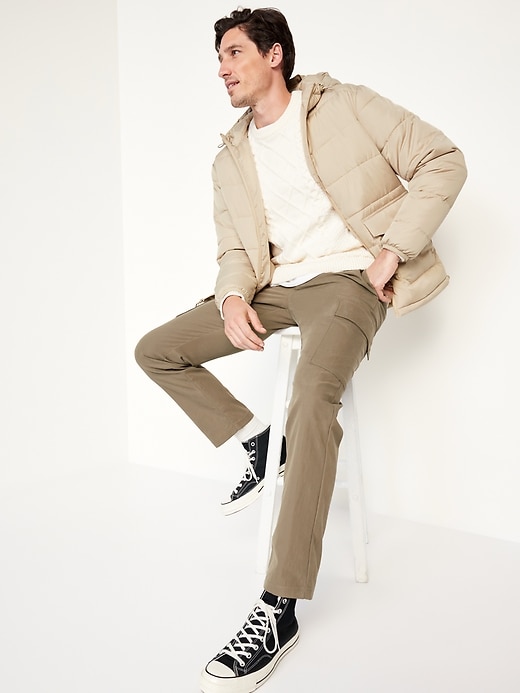 Image number 3 showing, Hooded Quilted Puffer Jacket