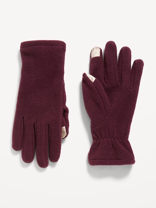 View large product image 1 of 1. Text-Friendly Performance Fleece Gloves for Women