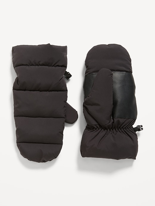 View large product image 1 of 1. Water-Resistant Puffer Snow Mittens
