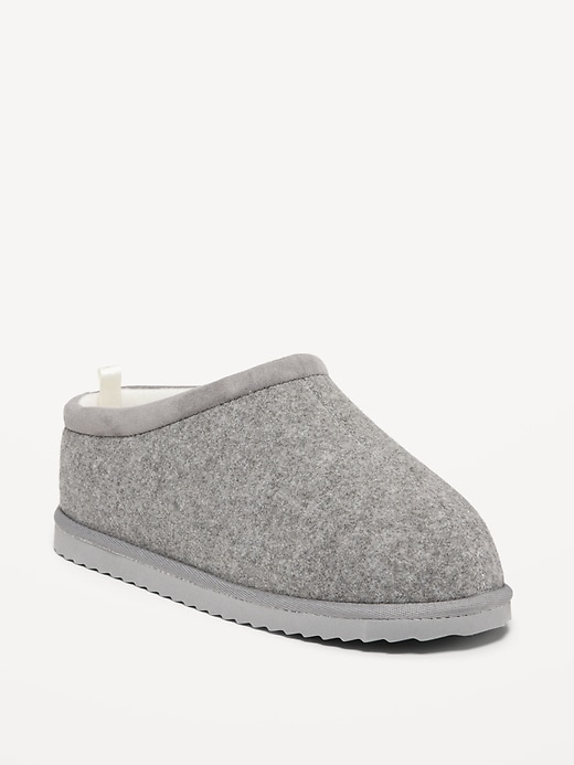 View large product image 1 of 4. Heather-Gray Slippers for Boys
