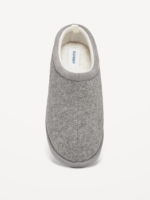 View large product image 2 of 4. Heather-Gray Slippers for Boys