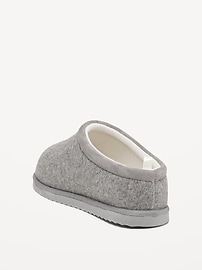 View large product image 4 of 4. Heather-Gray Slippers for Boys