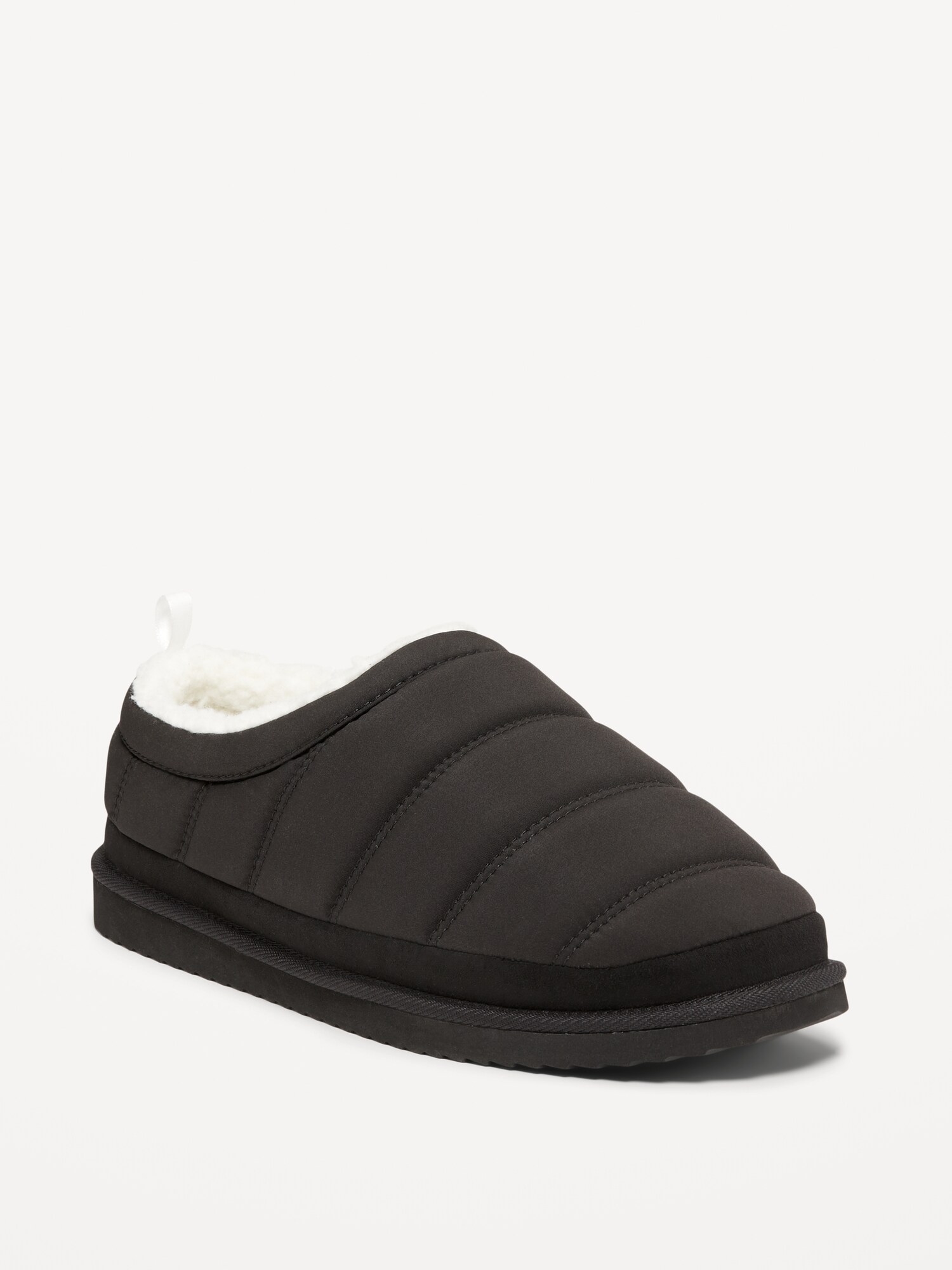 thumbnail image 2 of Comfortable Men's Sherpa Lined Slippers | Collections Etc 2 of 10