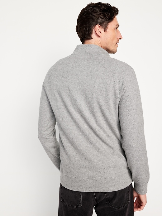 Image number 2 showing, Mock-Neck Button-Front Pullover Sweater