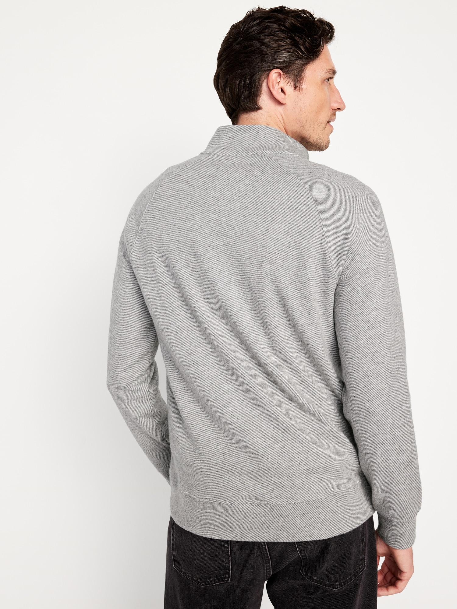 Mock-Neck Button-Front Pullover Sweater for Men | Old Navy