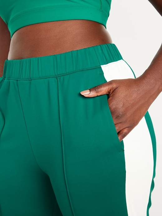 Image number 4 showing, High-Waisted Brushed PowerSoft Track Pants
