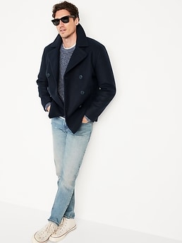 Old navy best sale soft brushed peacoat