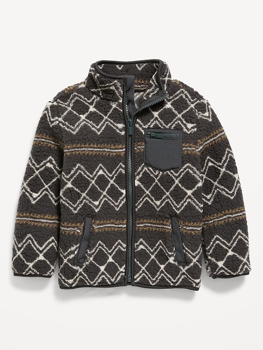 Sherpa Zip Jacket for Toddler Boys | Old Navy