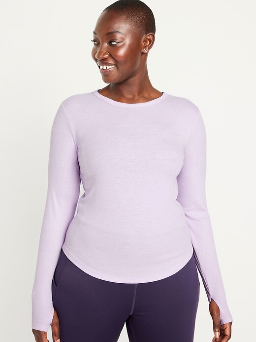 UltraLite Fitted Rib-Knit Top | Old Navy