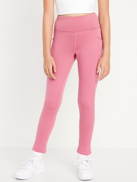 View large product image 1 of 4. High-Waisted UltraCoze Side-Pocket Performance Leggings for Girls