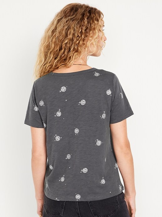 EveryWear VNeck Printed TShirt for Women Old Navy