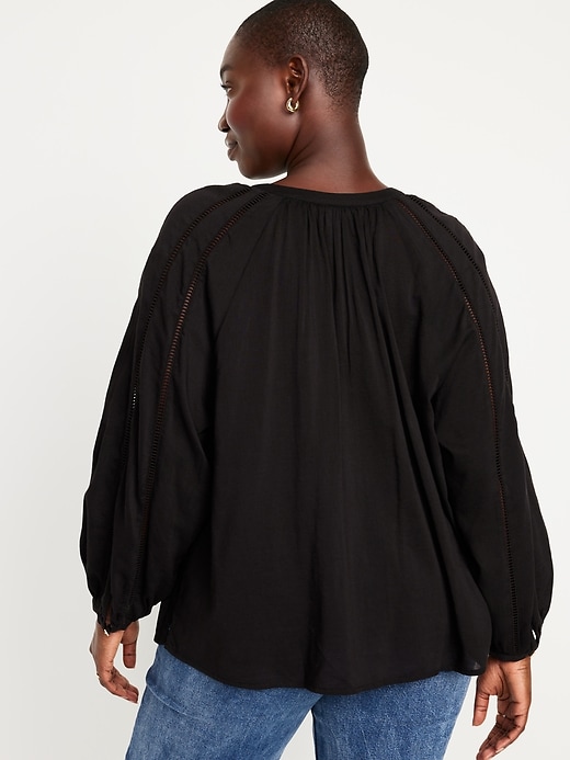 Image number 6 showing, Button-Down Boho Blouse