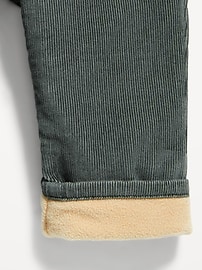 View large product image 3 of 3. Unisex Loose Corduroy Micro Fleece-Lined Pants for Baby
