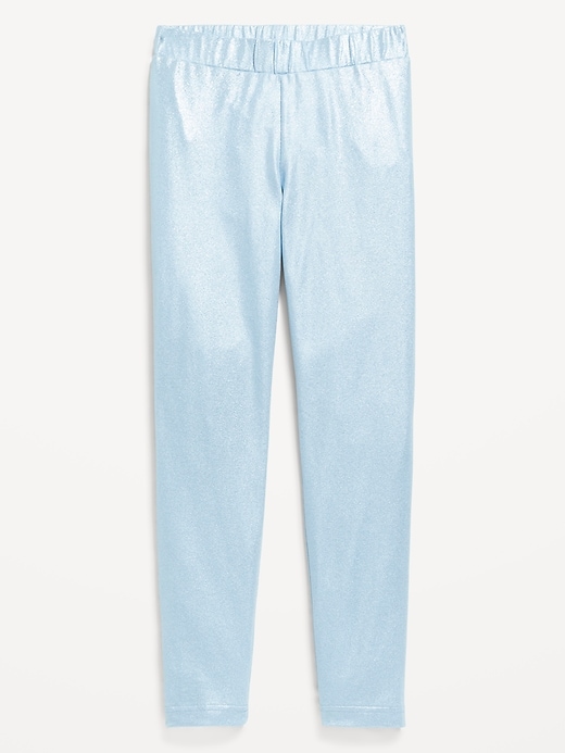 Image number 4 showing, Shiny High-Waisted Leggings for Girls
