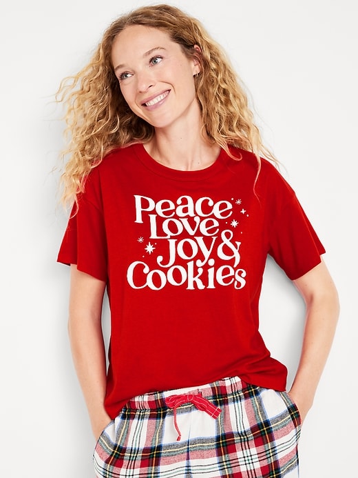 Matching Holiday-Graphic T-Shirt for Women | Old Navy