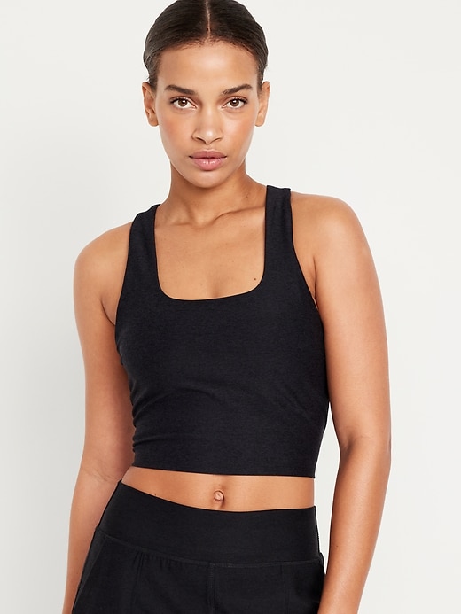 View large product image 1 of 8. Light Support Cloud+ Longline Sports Bra