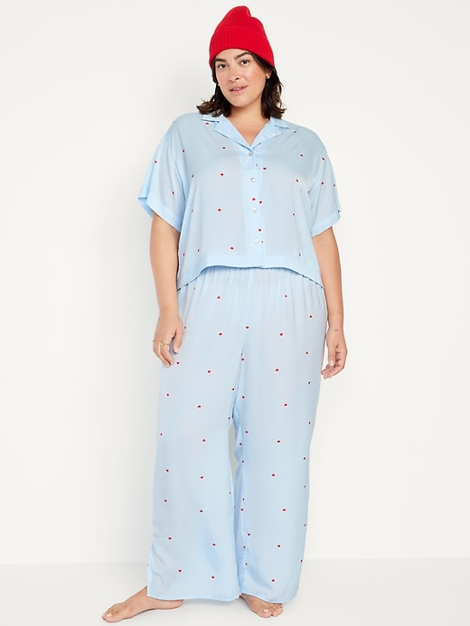 Image number 7 showing, Satin Pajama Set