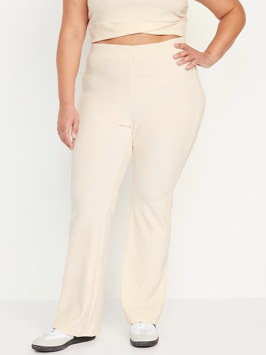 Image number 7 showing, High-Waisted Velvet Performance Flare Pants