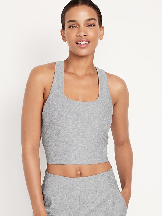 View large product image 1 of 8. Light Support Cloud+ Longline Sports Bra