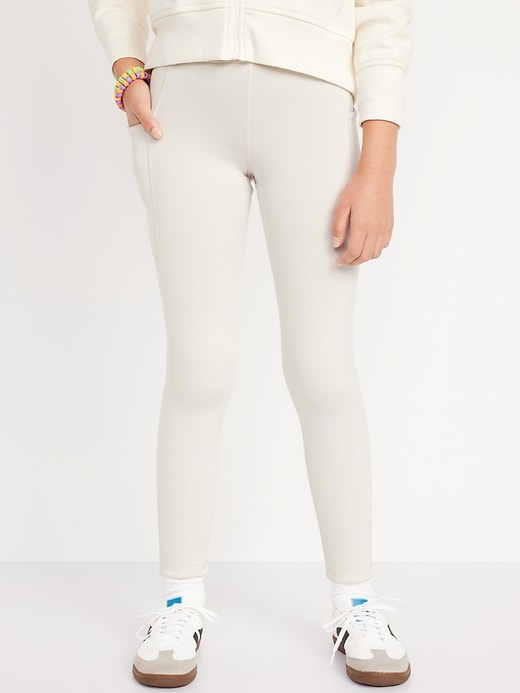 View large product image 1 of 4. High-Waisted UltraCoze Side-Pocket Performance Leggings for Girls